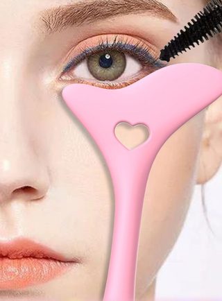 1pcs Silicone Eyeliner Makeup Stencils Multifunctional Drawing Lipstick Wearing Aid Face Cream Mask Applicator Beauty Tool