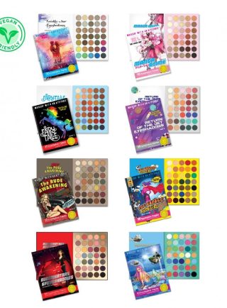RUDE Book Series 8 Eyeshadow Palettes Bundle